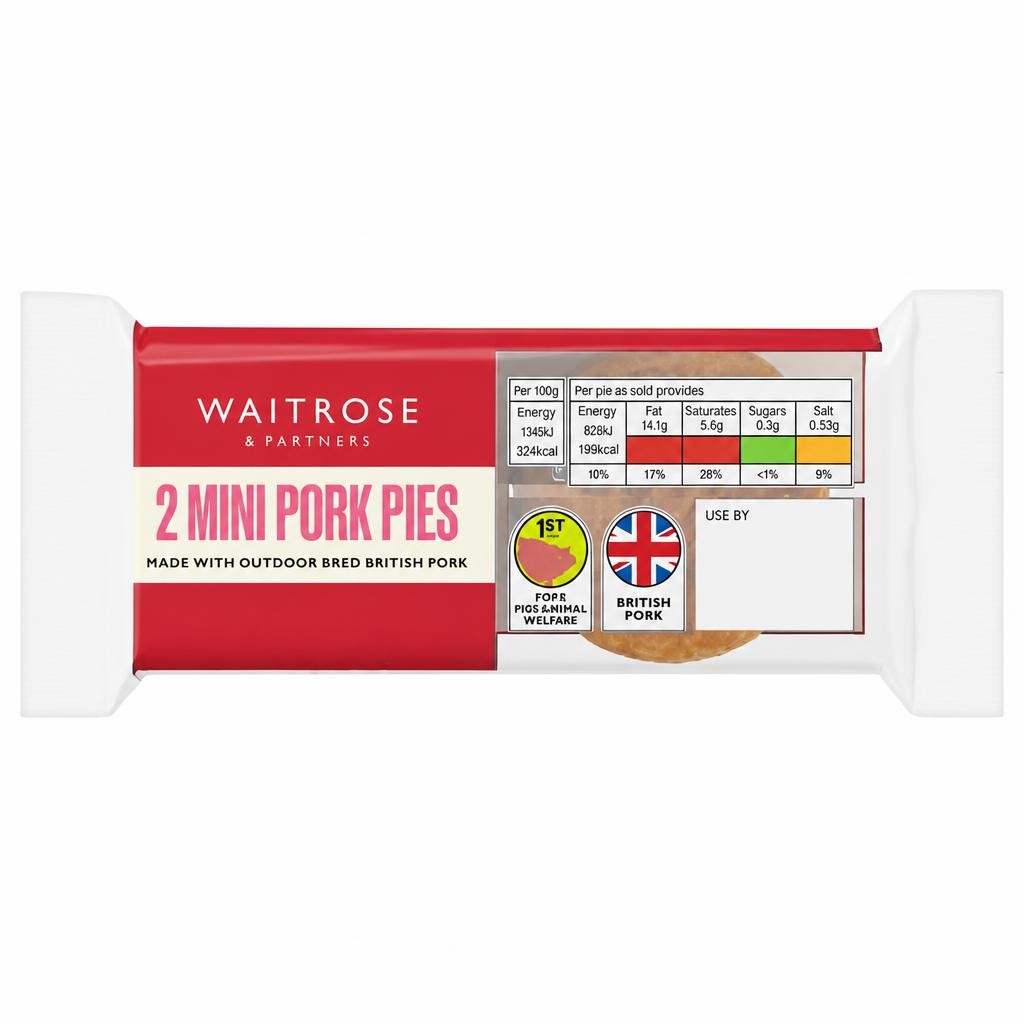 Waitrose 2 Mini Pork Pies