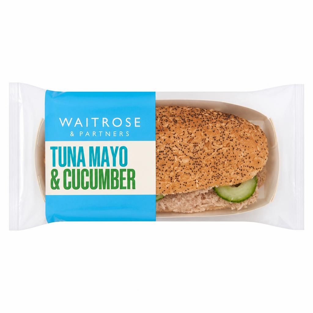 Waitrose Tuna & Cucumber Sub Roll