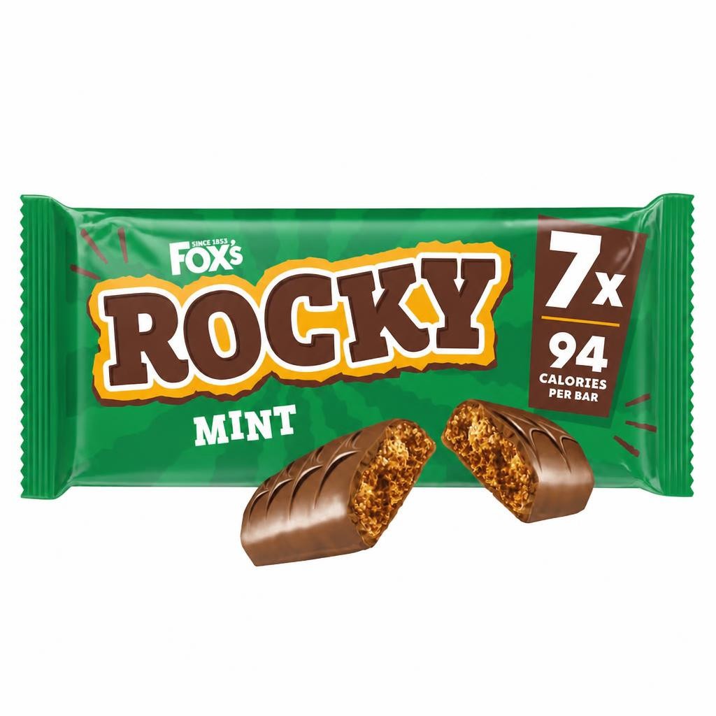 Fox's Biscuits Rocky Mint Biscuit Bars Multipack, 7 Pack 138g