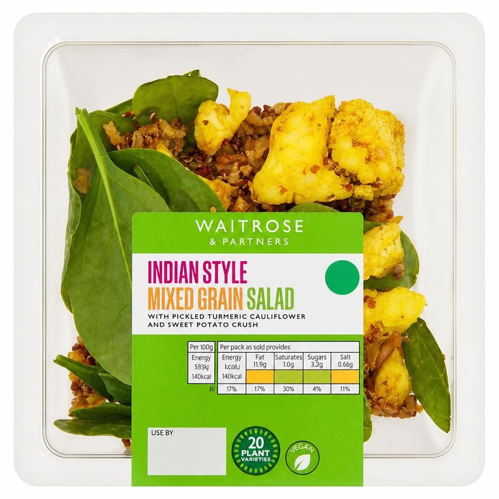 Waitrose Indian Style Mixed Grain Salad