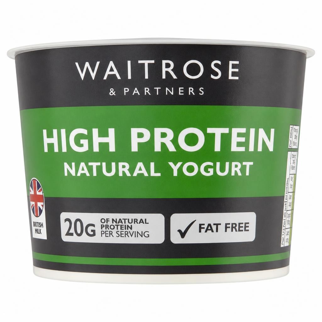 Waitrose High Protein Natural Yogurt