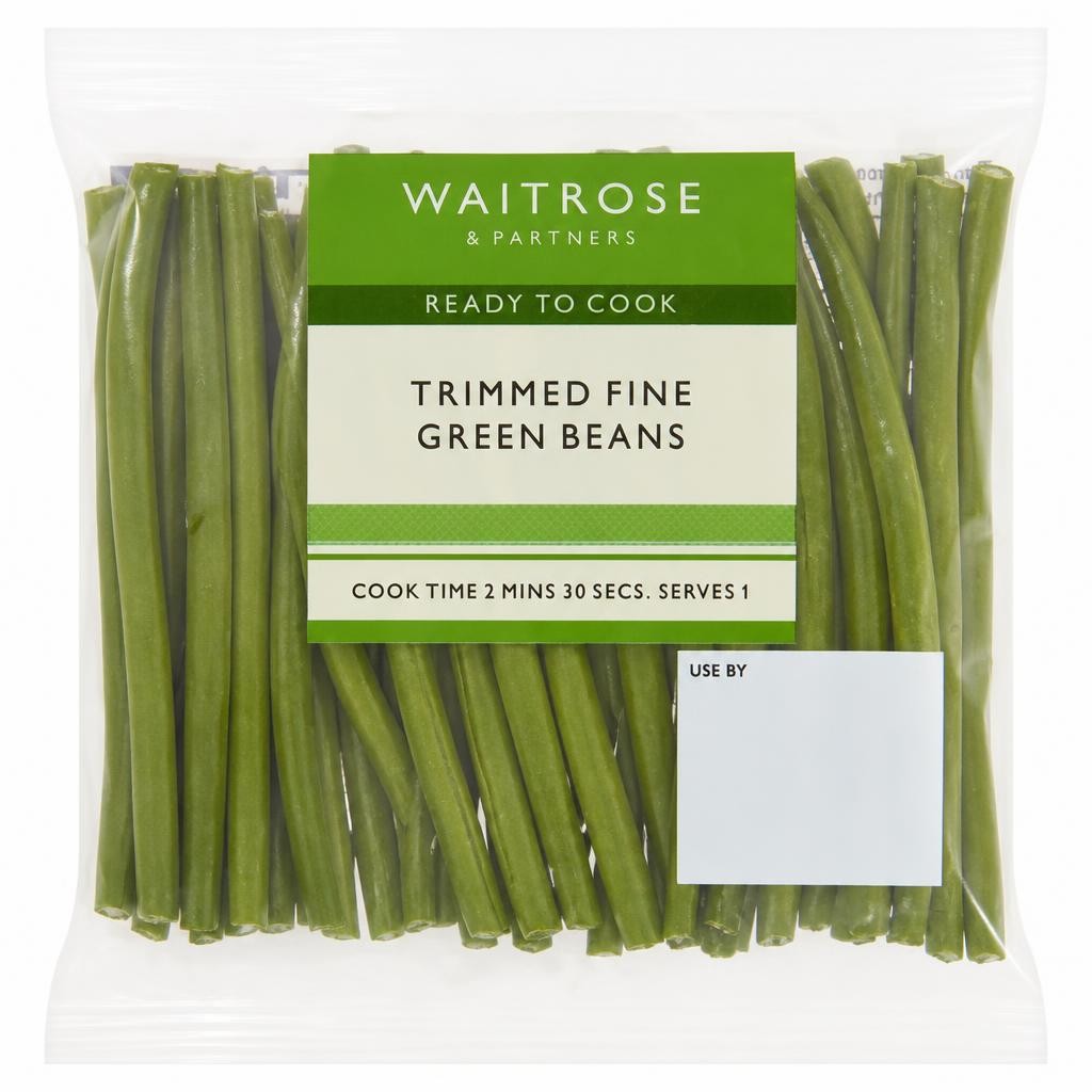 Waitrose Trimmed Fine Green Beans