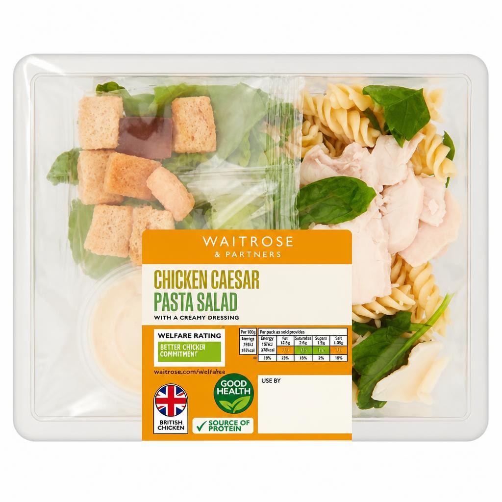 Waitrose Chicken Caesar Pasta Salad