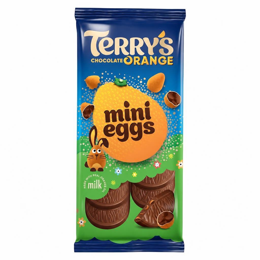 Terry's Chocolate Orange Mini Eggs Bar 90G