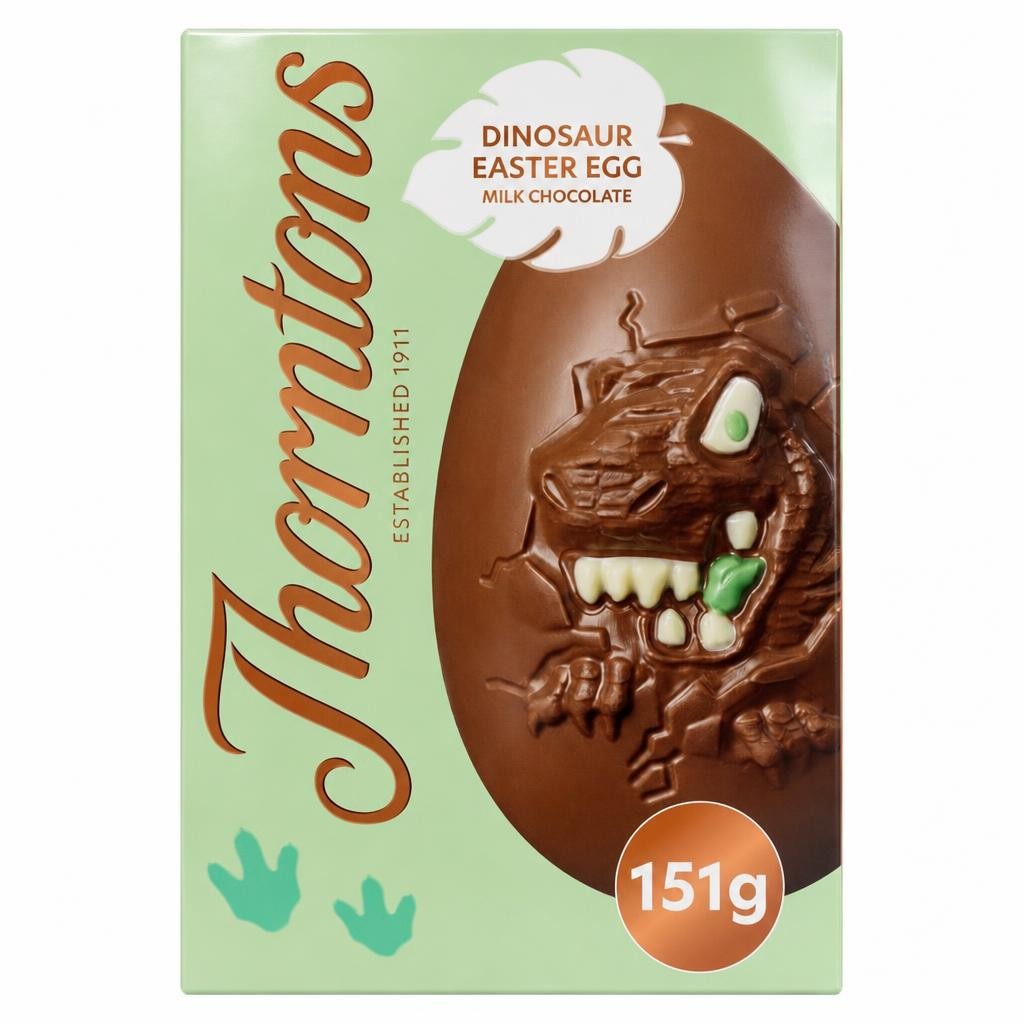 Thorntons Milk Chocolate Dinosaur Egg 151G