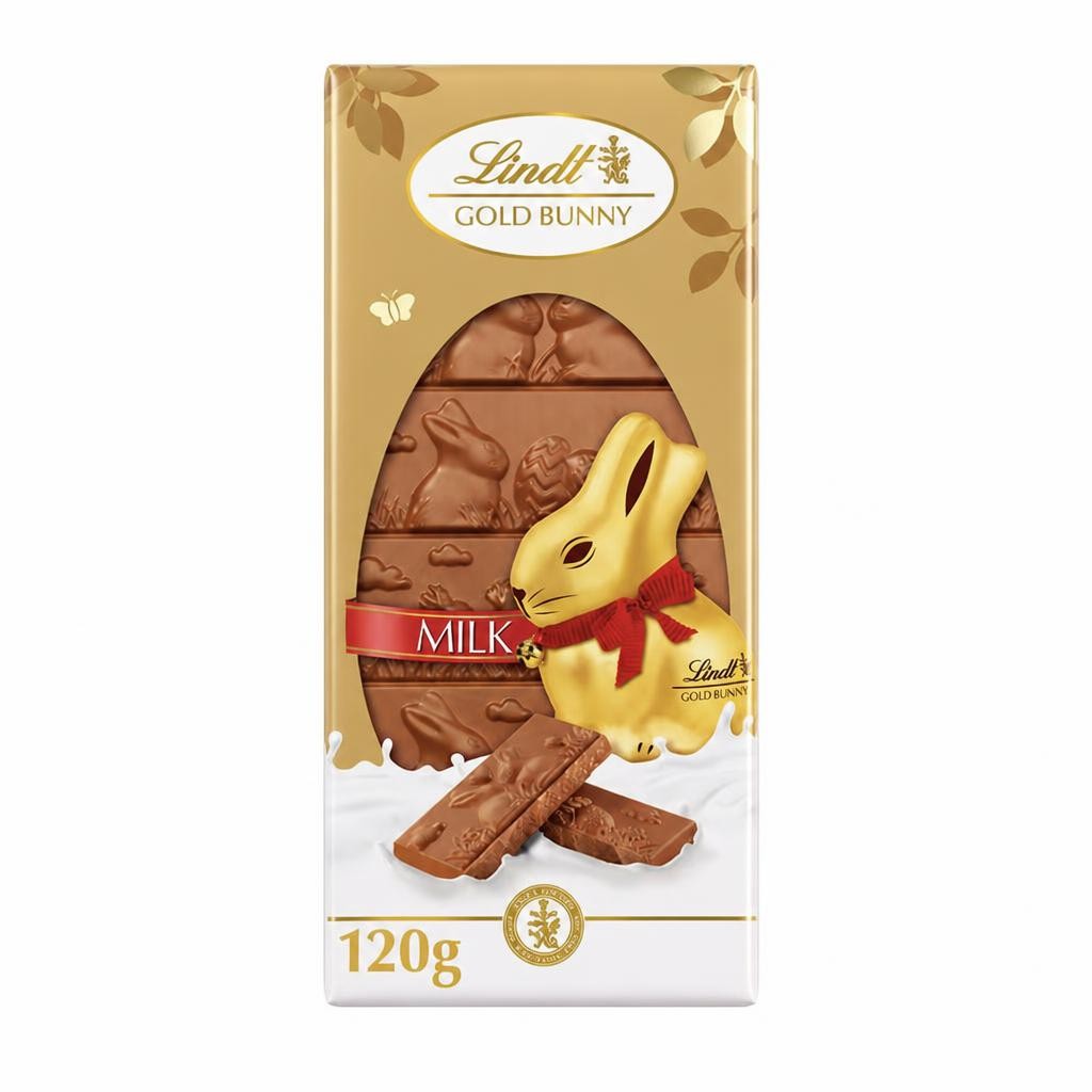 Lindt Gold Bunny Chocolate Bar 120G