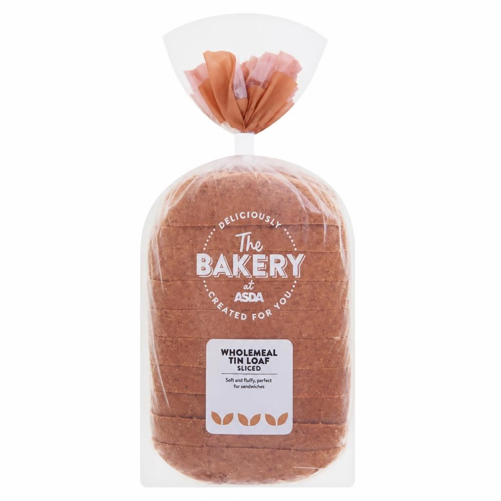 The BAKERY at ASDA The Bakery Sliced Wholemeal Tin Loaf 400g