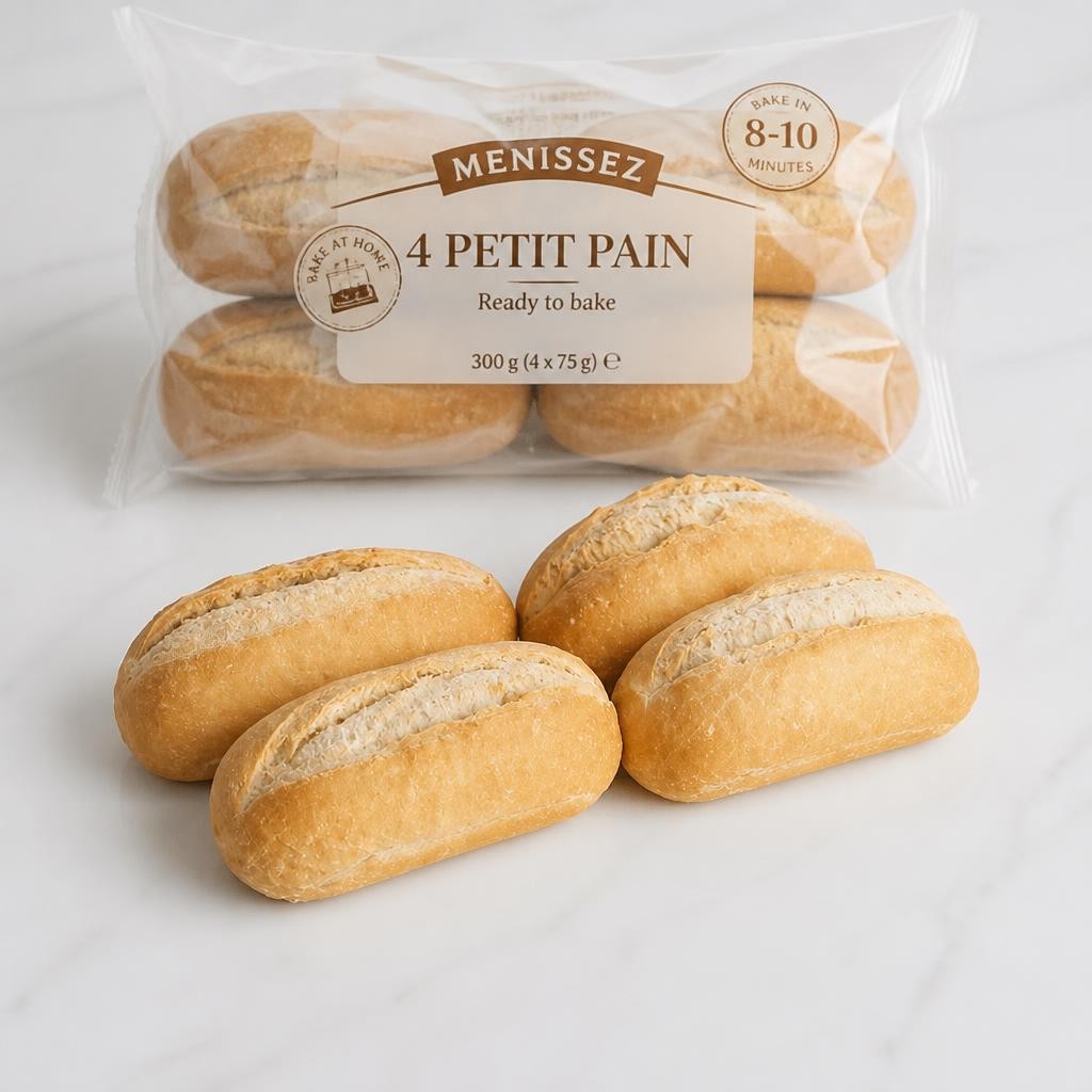 Sainsbury's White Vienna Rolls x4