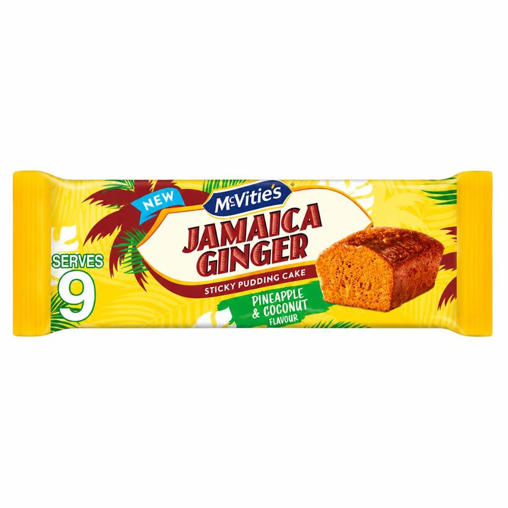 McVitie's Jamaica Ginger Pineapple & Coconut Flavour Sticky Pudding Cake