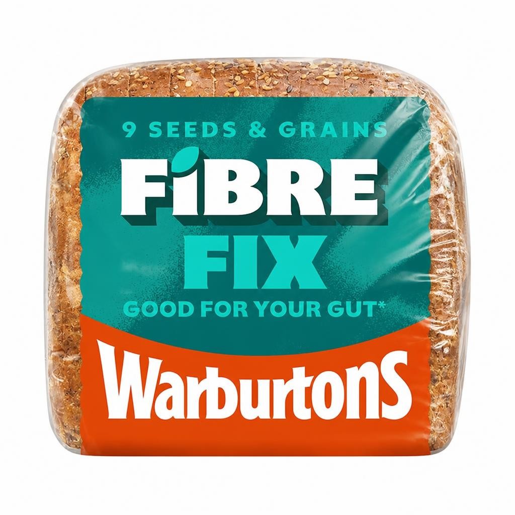 Warburtons 9 Seeds & Grain Fibre Fix Bread 500g
