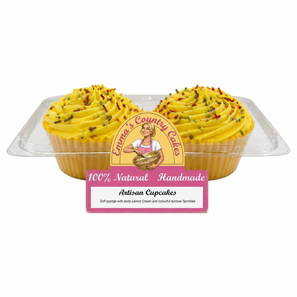 Emma's Country Cakes 2 Handmade Cupcakes