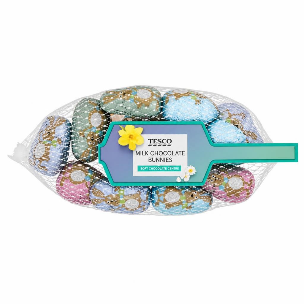 Tesco Milk Chocolate Bunnies 75G