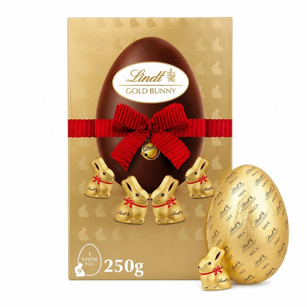 Lindt Gold Bunny Milk Chocolate Egg 250g