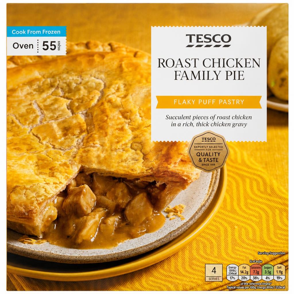 Tesco Roast Chicken Sharing Pie 700g