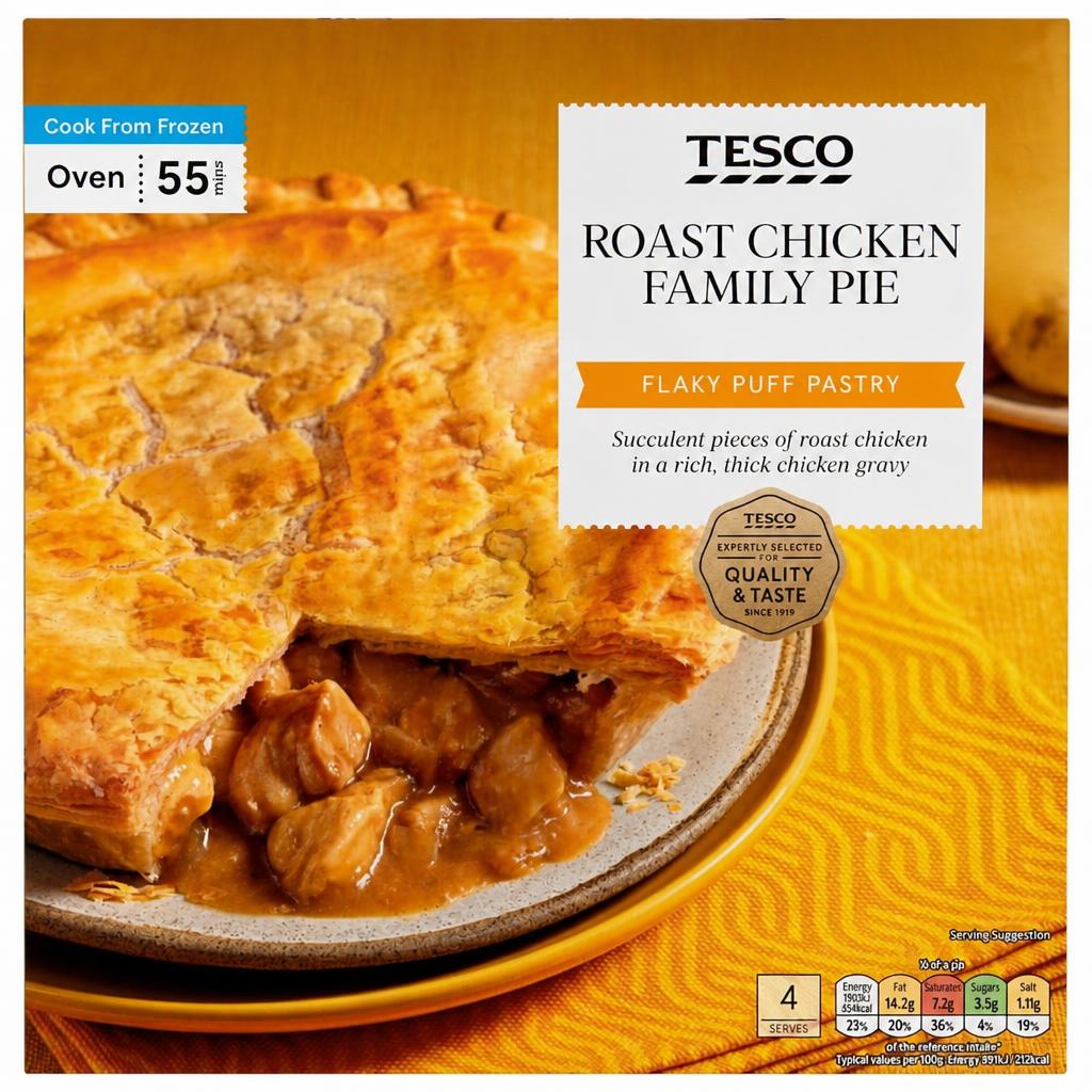 Tesco Roast Chicken Sharing Pie 700g