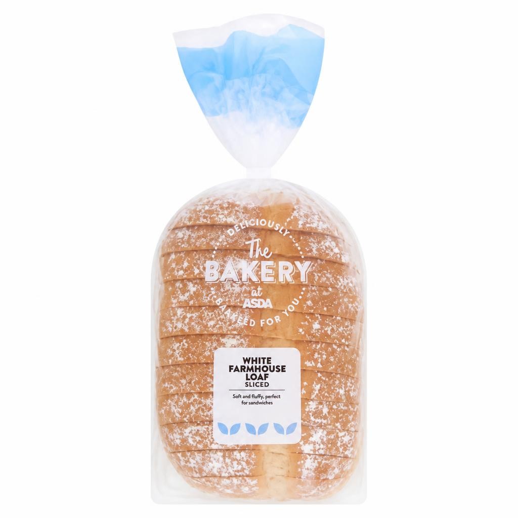 The BAKERY at ASDA The Bakery White Farmhouse Loaf Sliced 400g