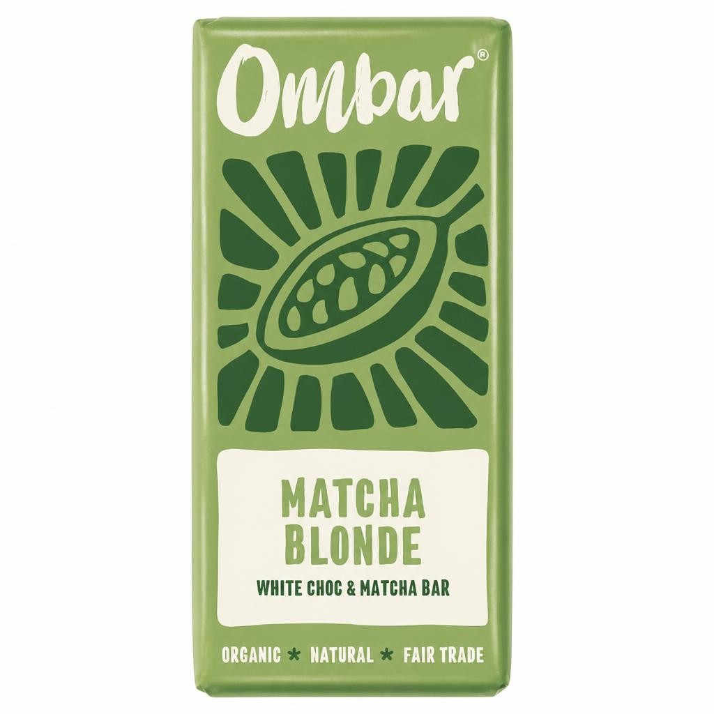 Ombar Matcha Blonde Chocolate Bar