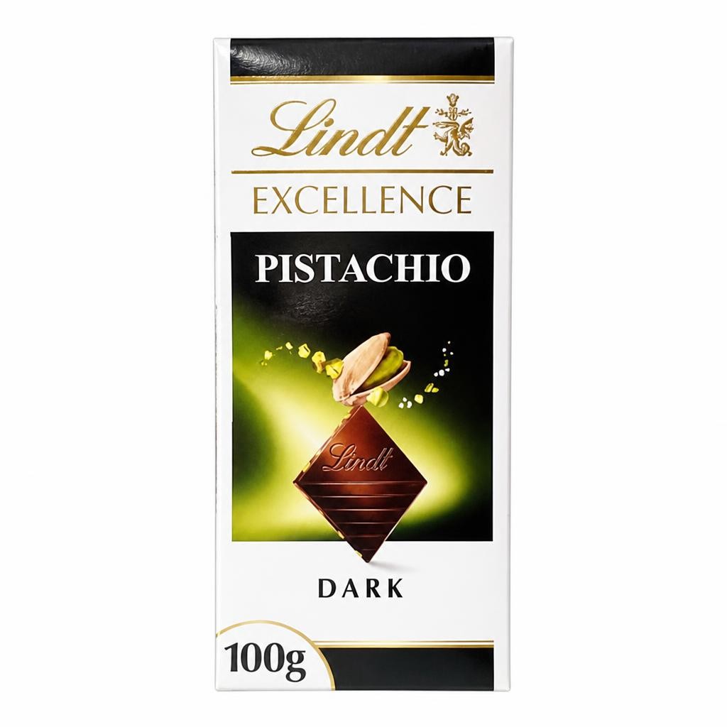 Lindt Excellence Pistachio Dark Chocolate Bar 100g