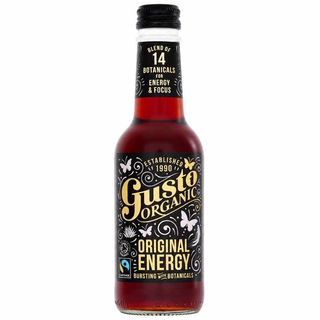 Organic Fairtrade Original Energy Drink 250ml (Gusto) | Multi
