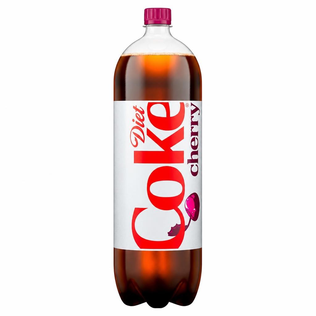 Diet Coke Cherry Soft Drink Bottle 2L