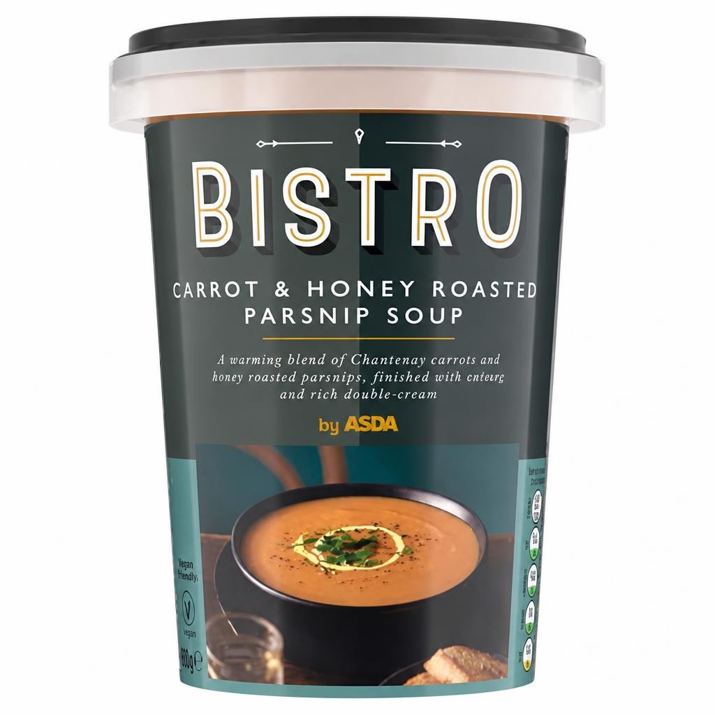 ASDA Bistro by  Carrot & Honey Roasted Parsnip Soup 600g