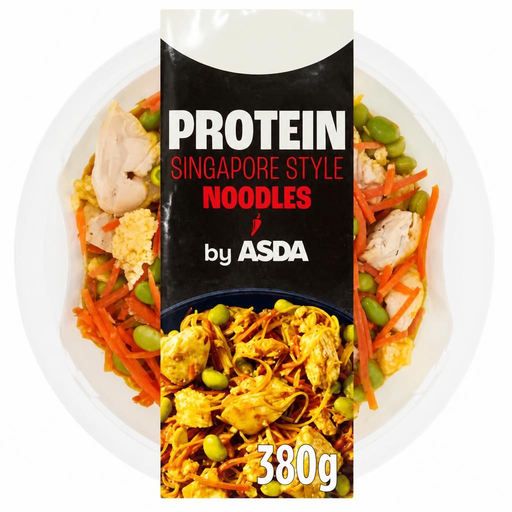 ASDA Protein Singapore Style Noodles 380g