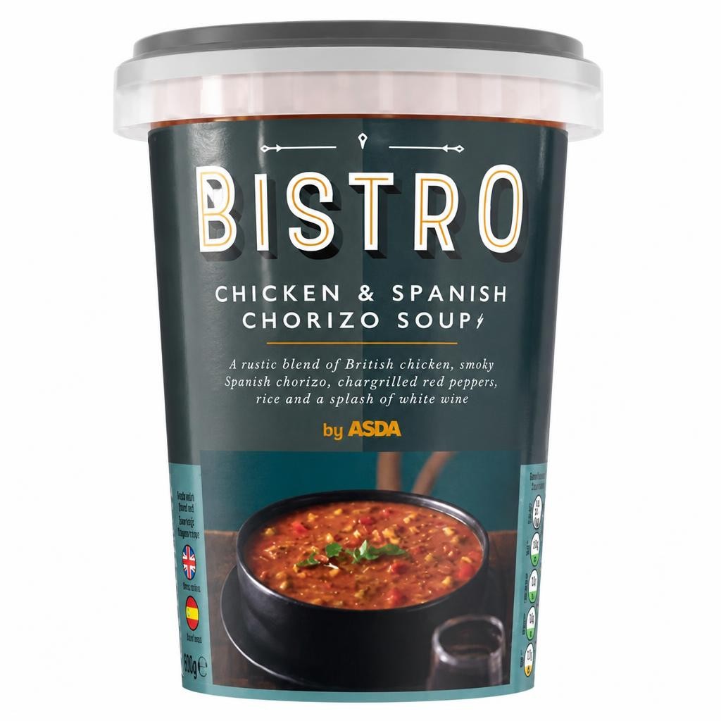 ASDA Bistro by  Chicken & Spanish Chorizo Soup 600g