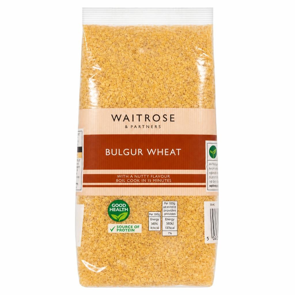 Waitrose Bulgur Wheat 500g