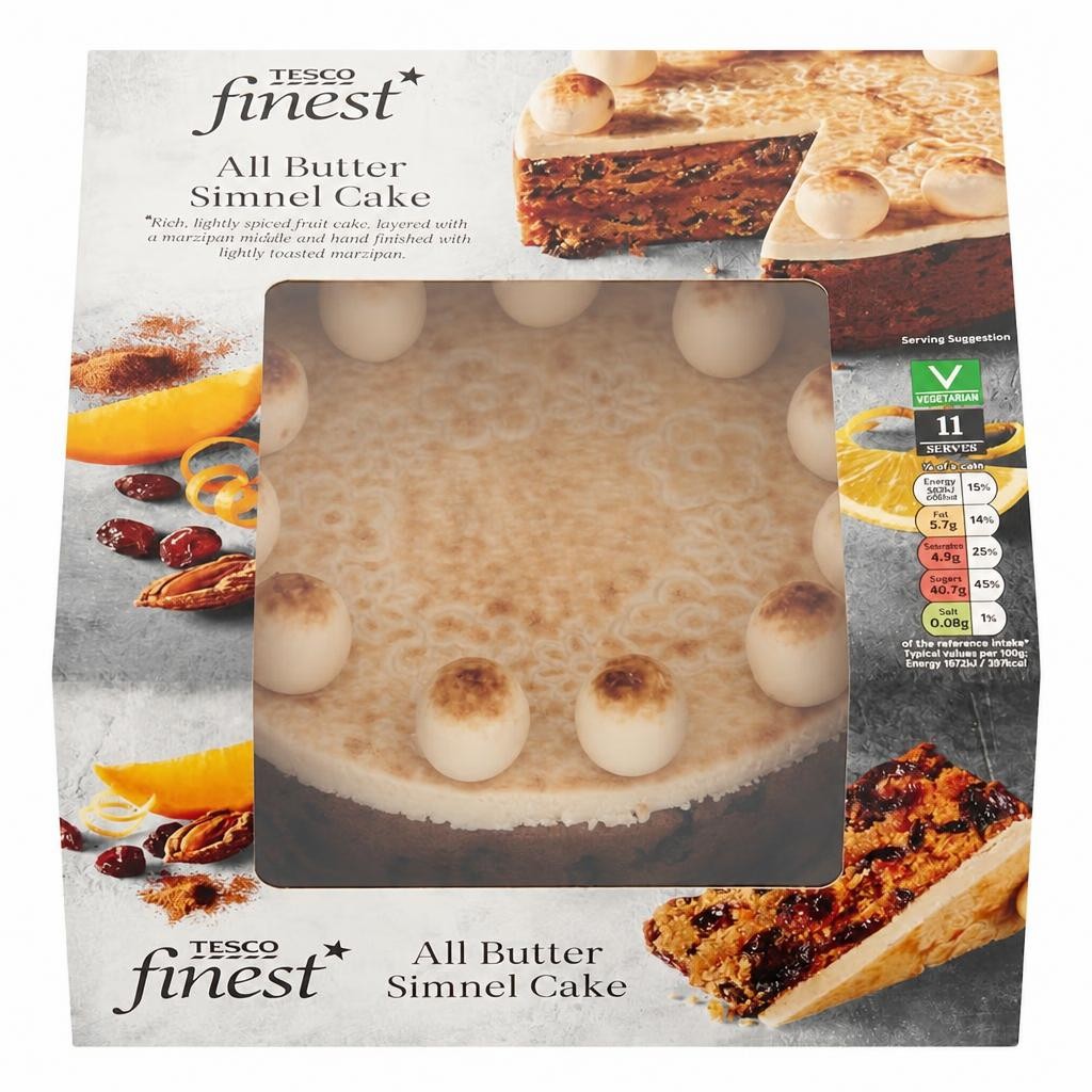 Tesco Finest All Butter Simnel Cake - Easter 850g