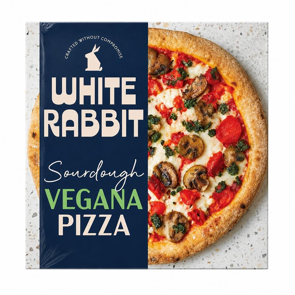 White Rabbit 440g Gluten Free Sourdough Vegan Pizza