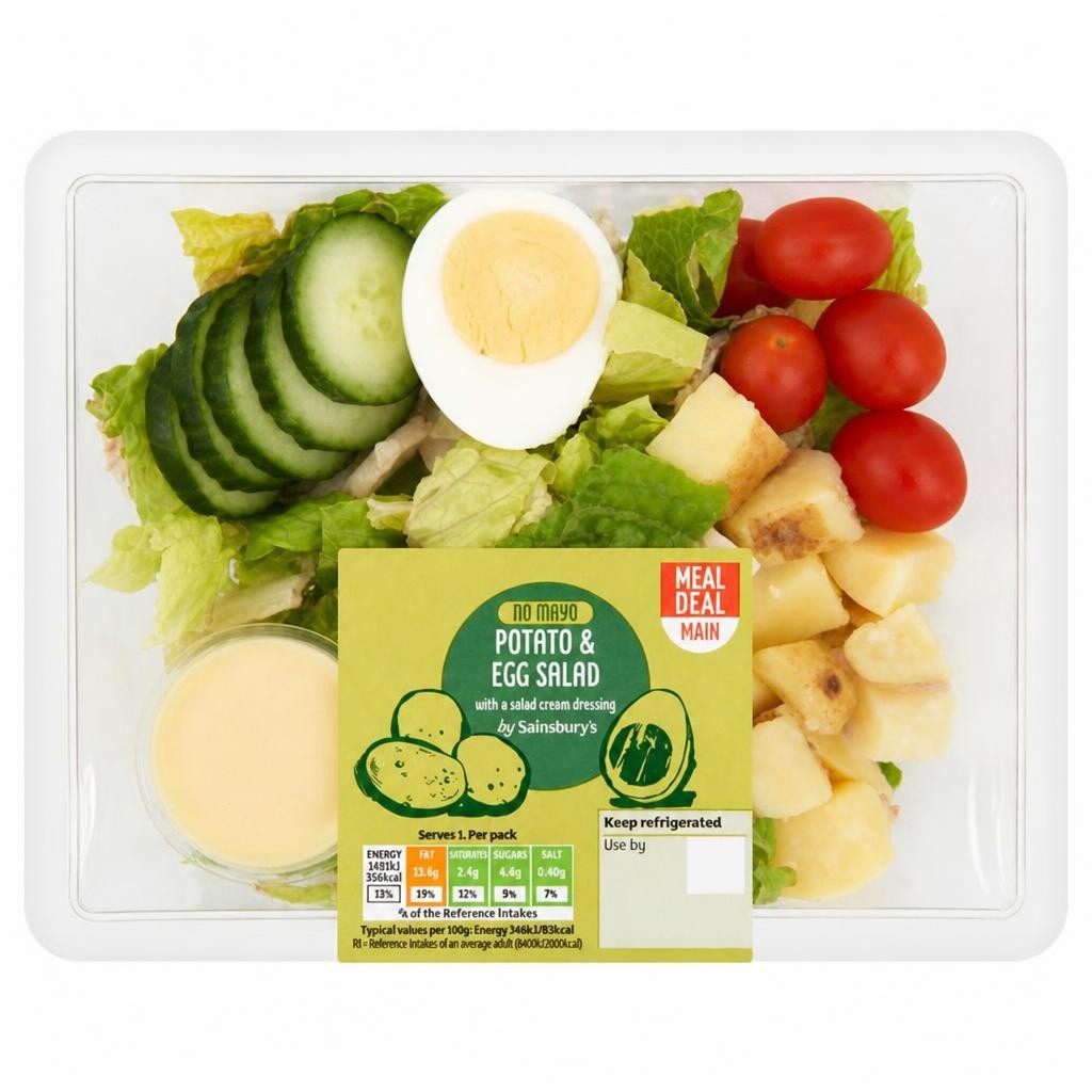 Sainsbury's Potato & Egg Salad with a Salad Cream Dressing 300g