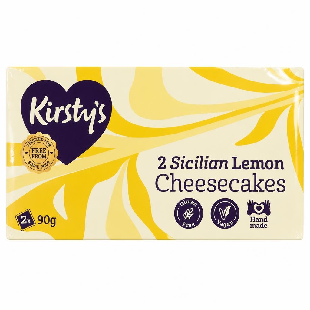 Kirsty's 2 x 90g Sicilian Lemon Cheesecakes