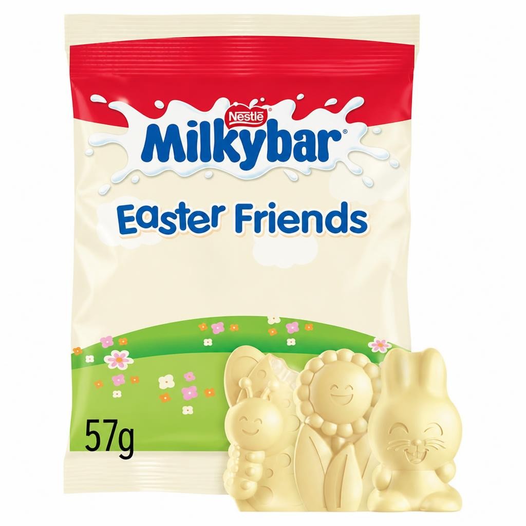 Milkybar 57g Easter Friends White Chocolate Figures Bag