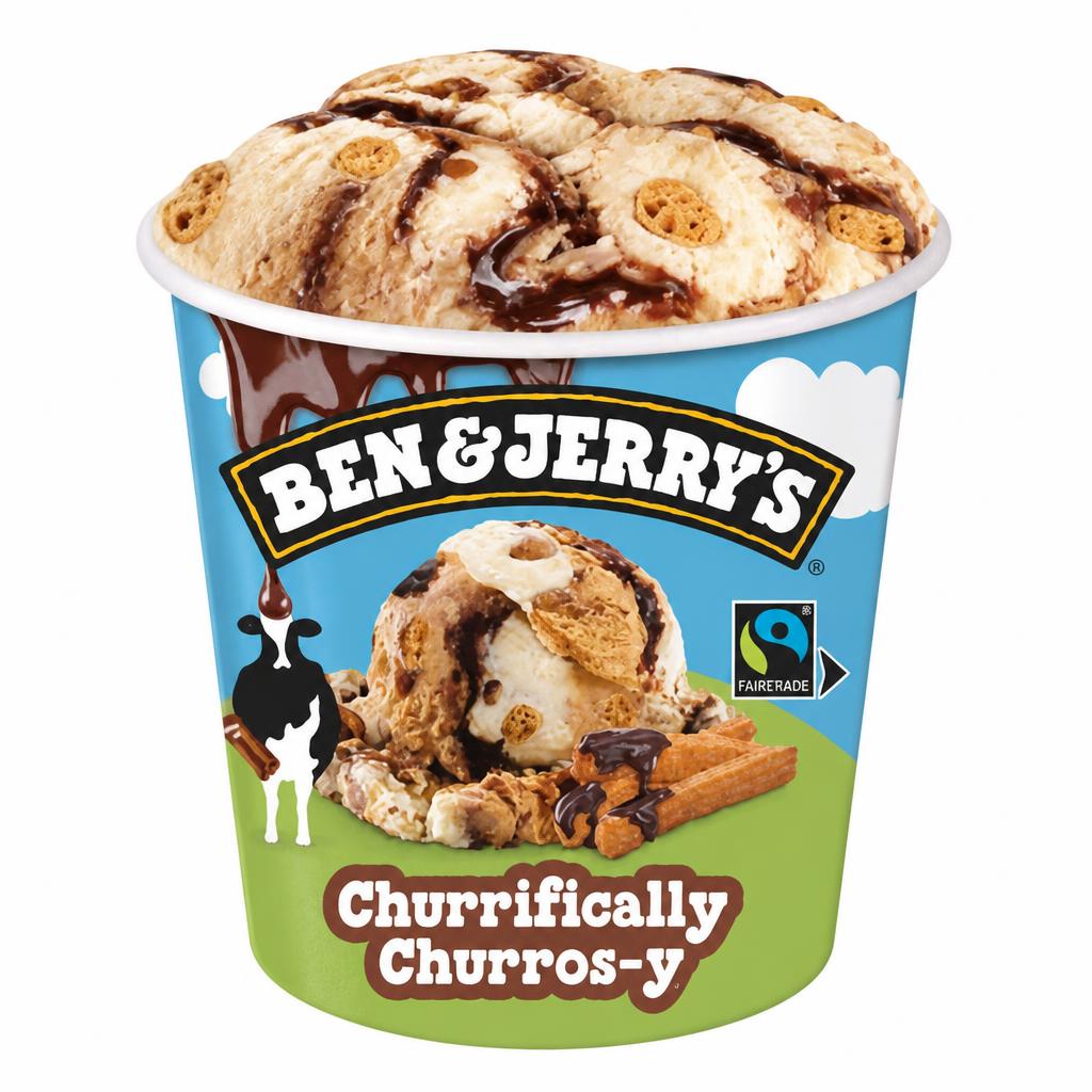 Ben & Jerry's Churrifically Churros-y Ice Cream Tub 465 ML