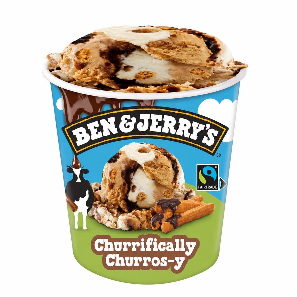Ben & Jerry's Churrifically Churros-y Ice Cream Tub 465 ML