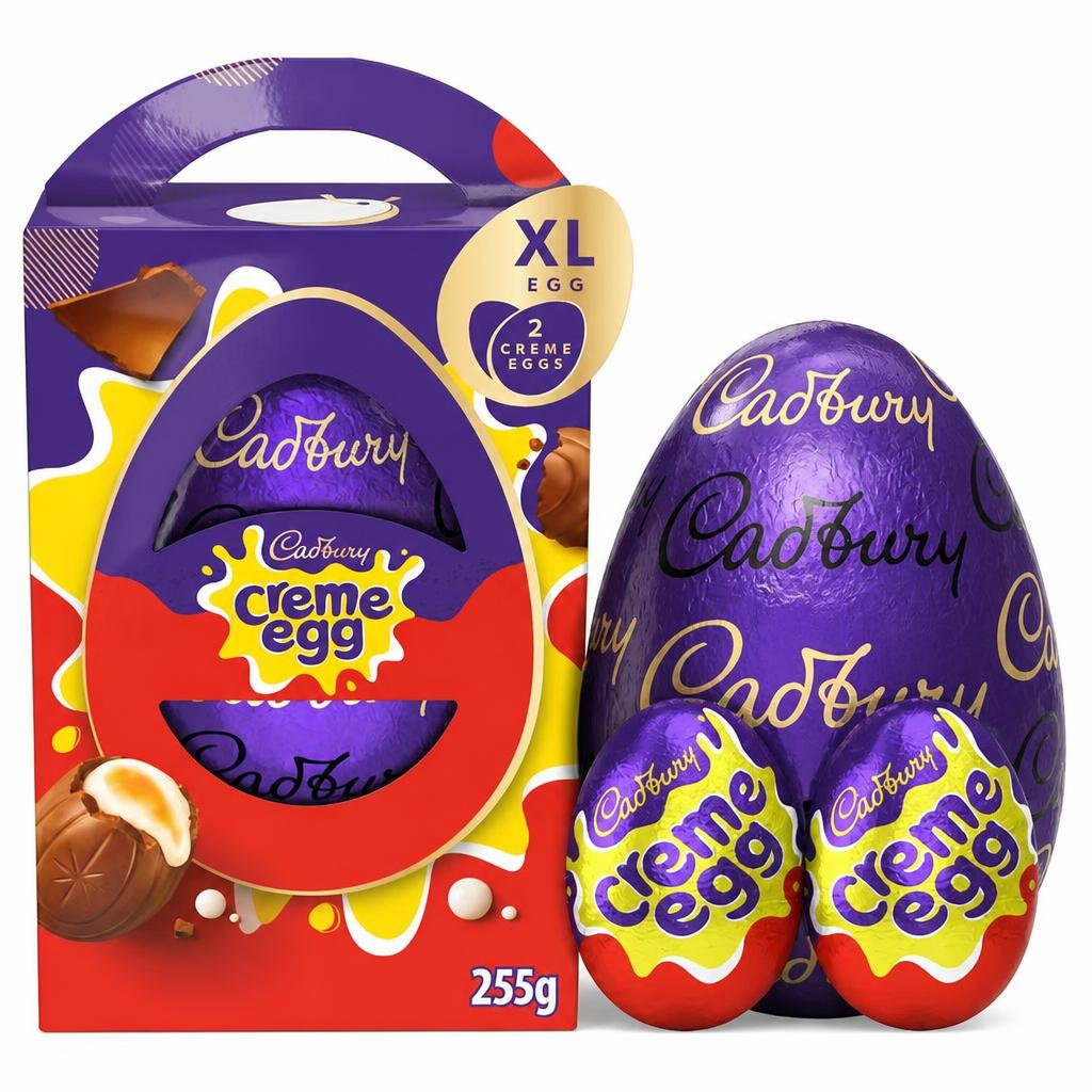 Cadbury Creme Egg Extra Large Milk Chocolate Easter Egg 255g
