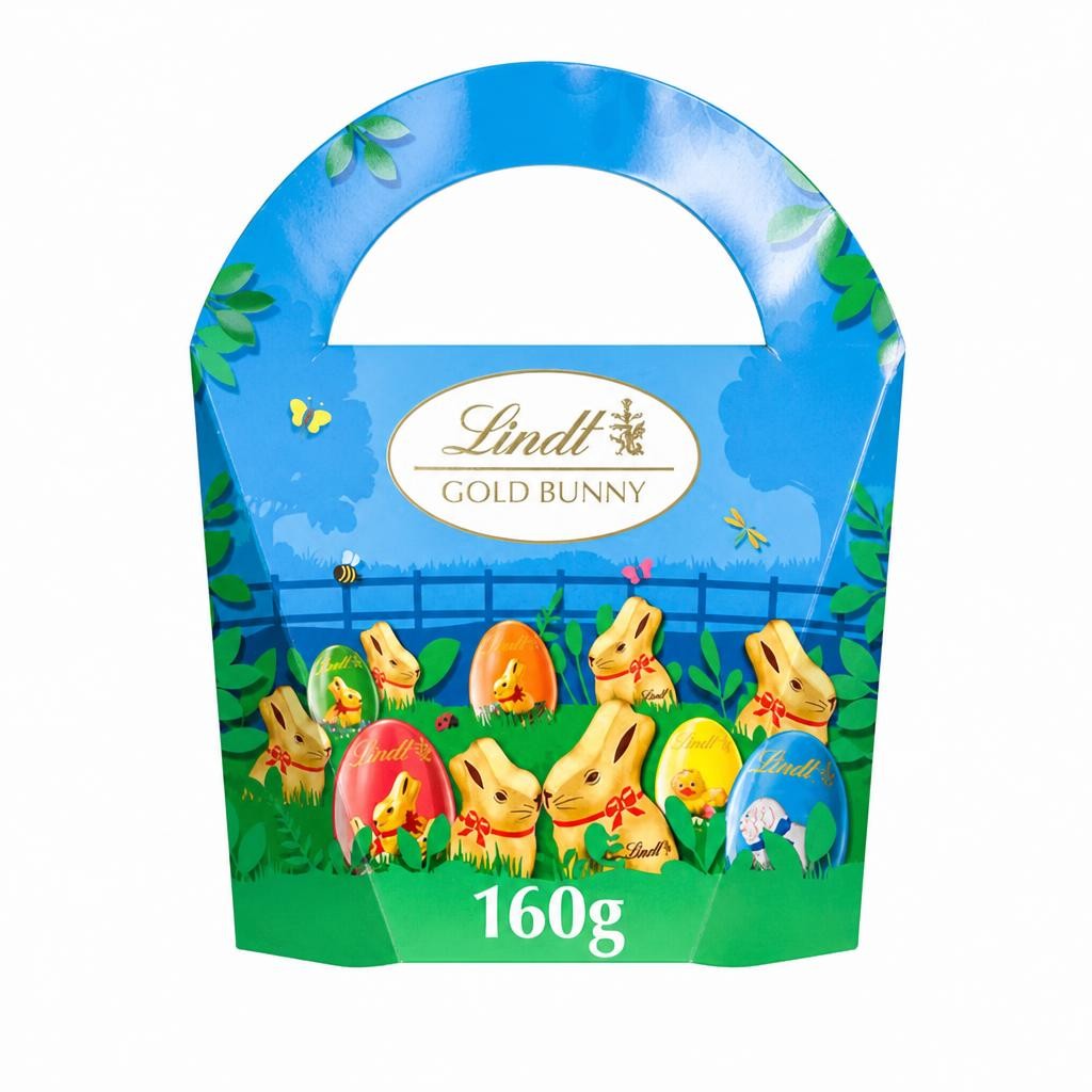 Lindt Gold Bunny 160g Easter Milk Chocolate Hunt Pack