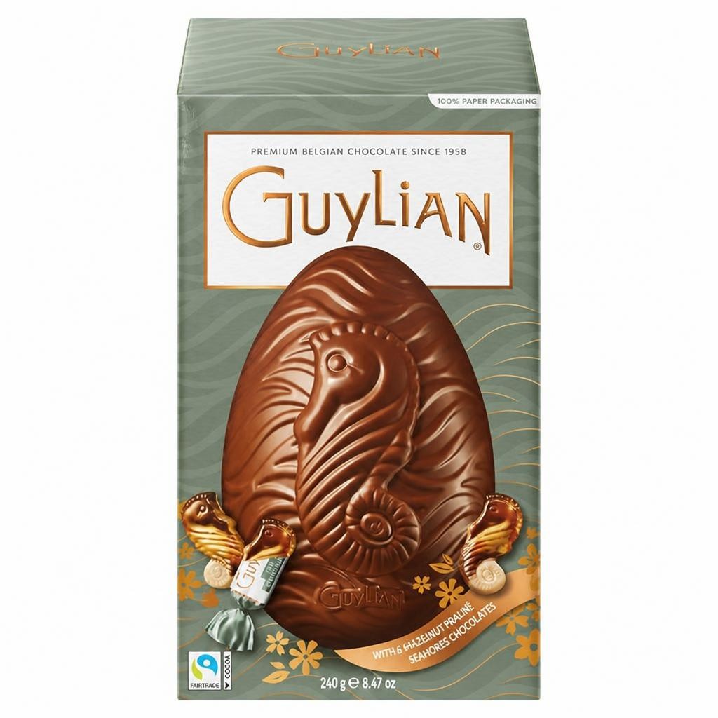 Guylian Extra Large Belgian Milk Chocolate Luxury Easter Egg 240g