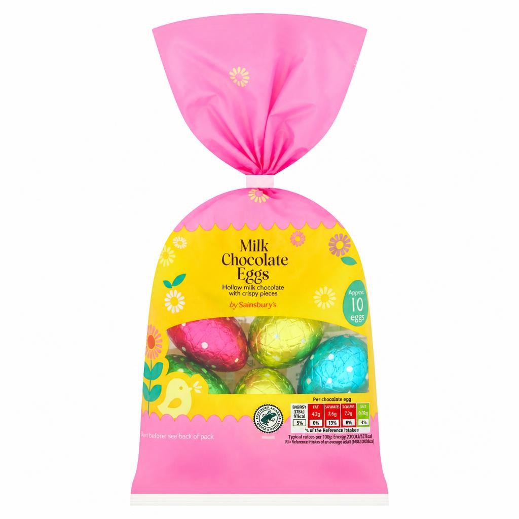 Sainsbury's 135g Milk Chocolate Eggs
