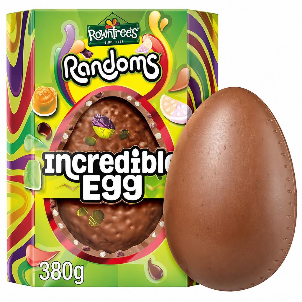 Rowntree's Randoms Extra Large Milk Chocolate Incredible Easter Egg 380g