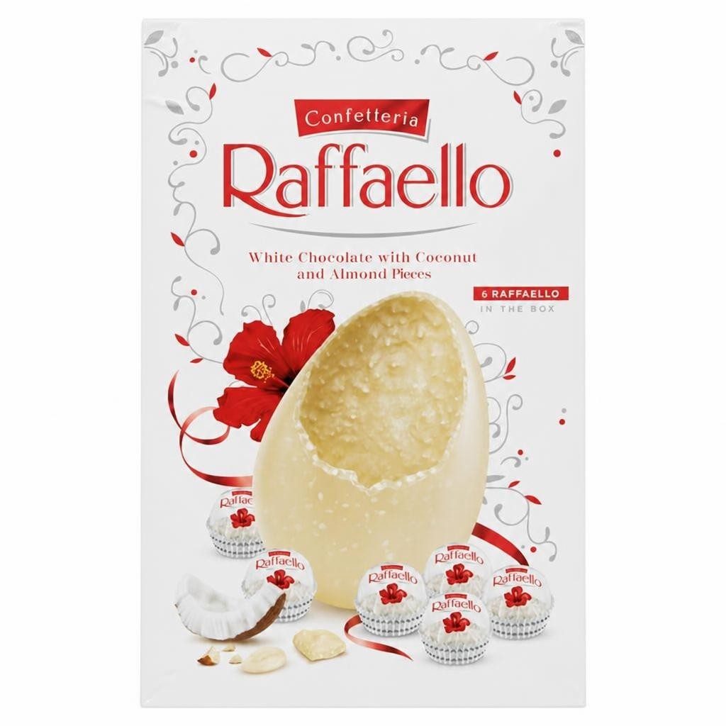 Raffaello Extra Large White Chocolate with Coconut & Almond Easter Egg 235g
