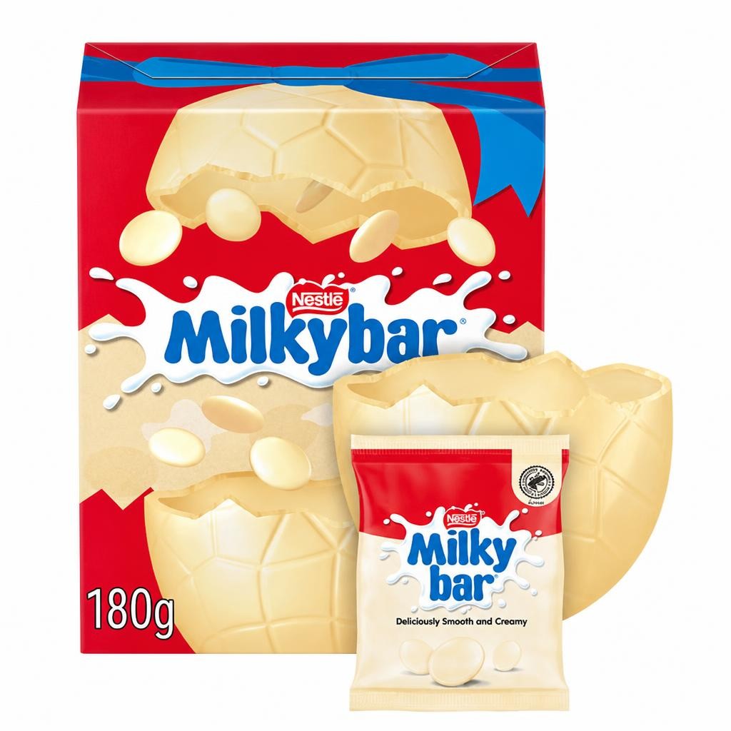 Milkybar Large White Chocolate Easter Egg 180g
