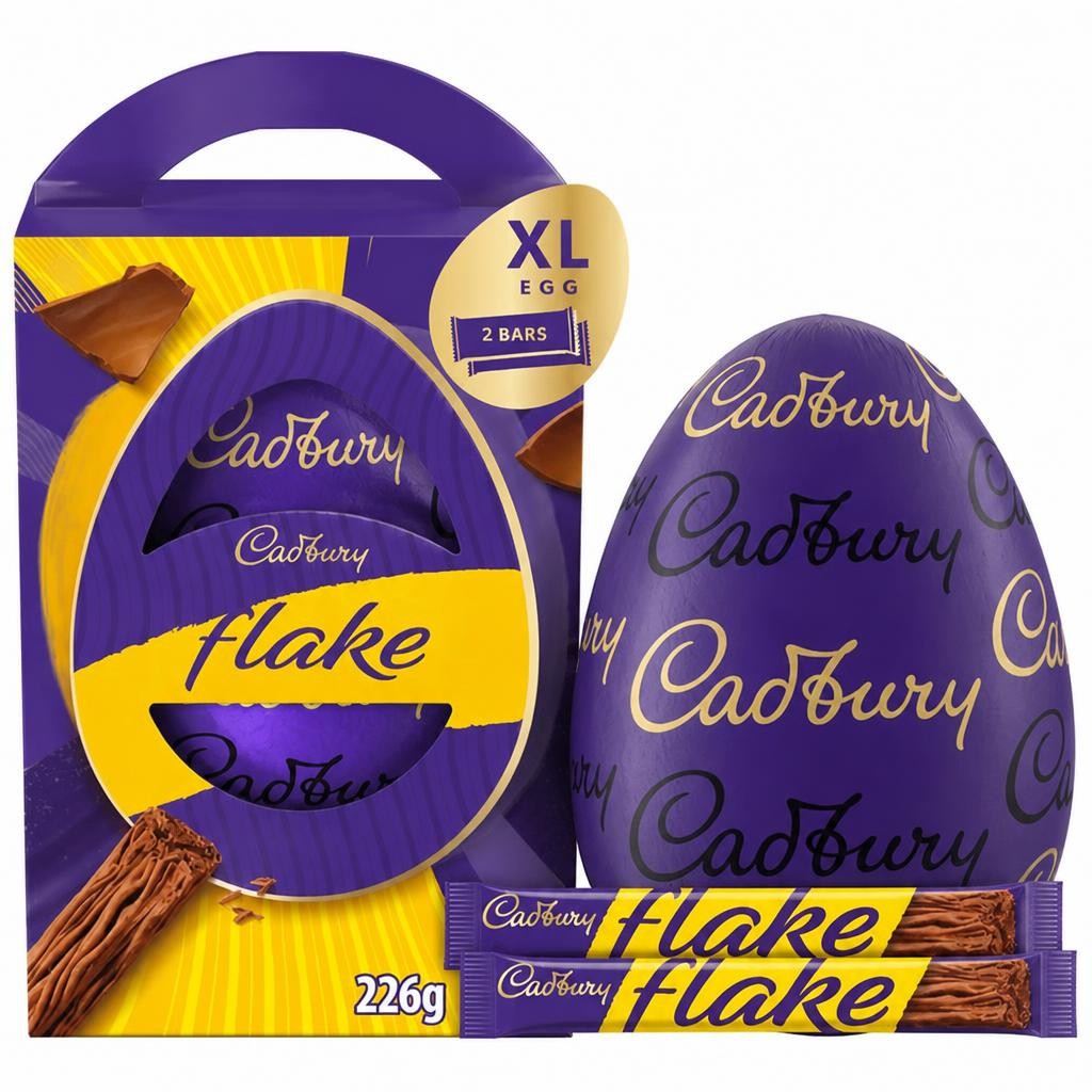 Cadbury Flake Extra Large Milk Chocolate Easter Egg 226g