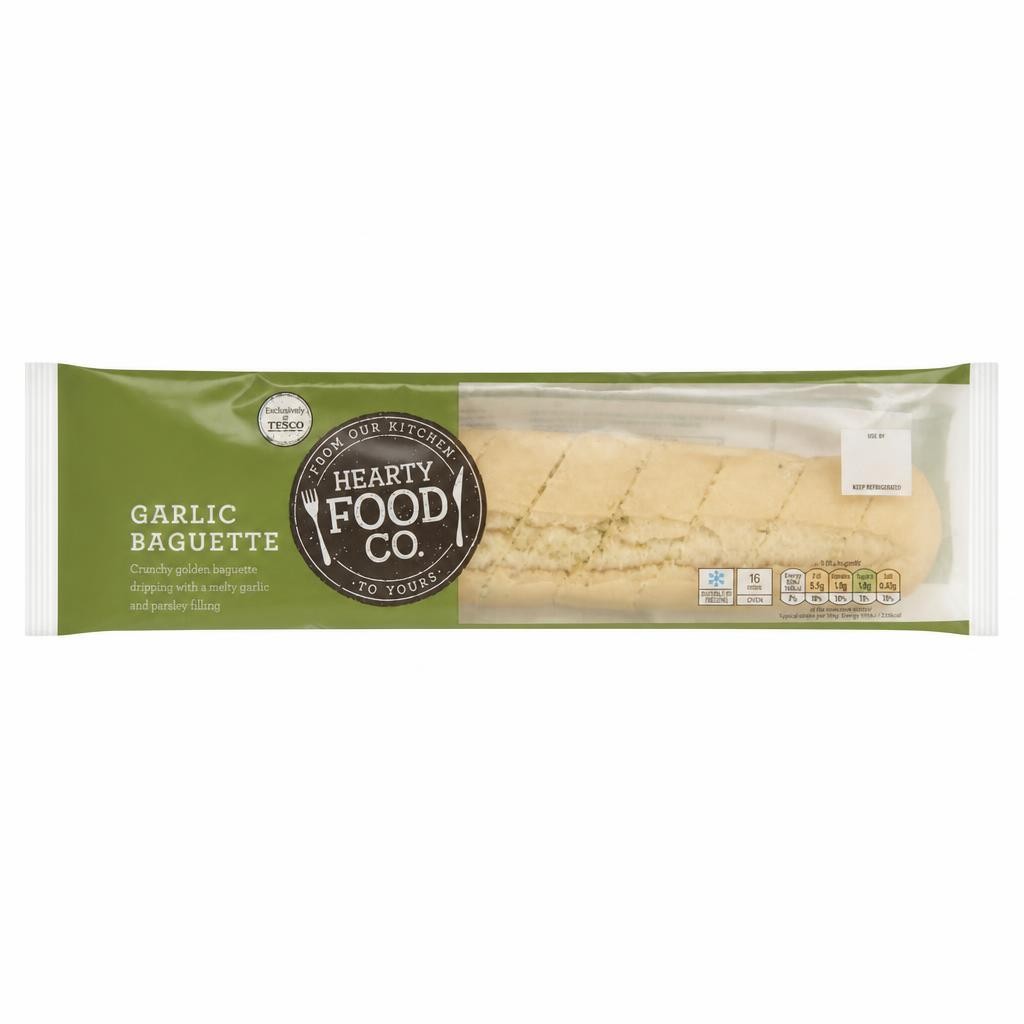 Hearty Food Co. Single Garlic Baguette 165g