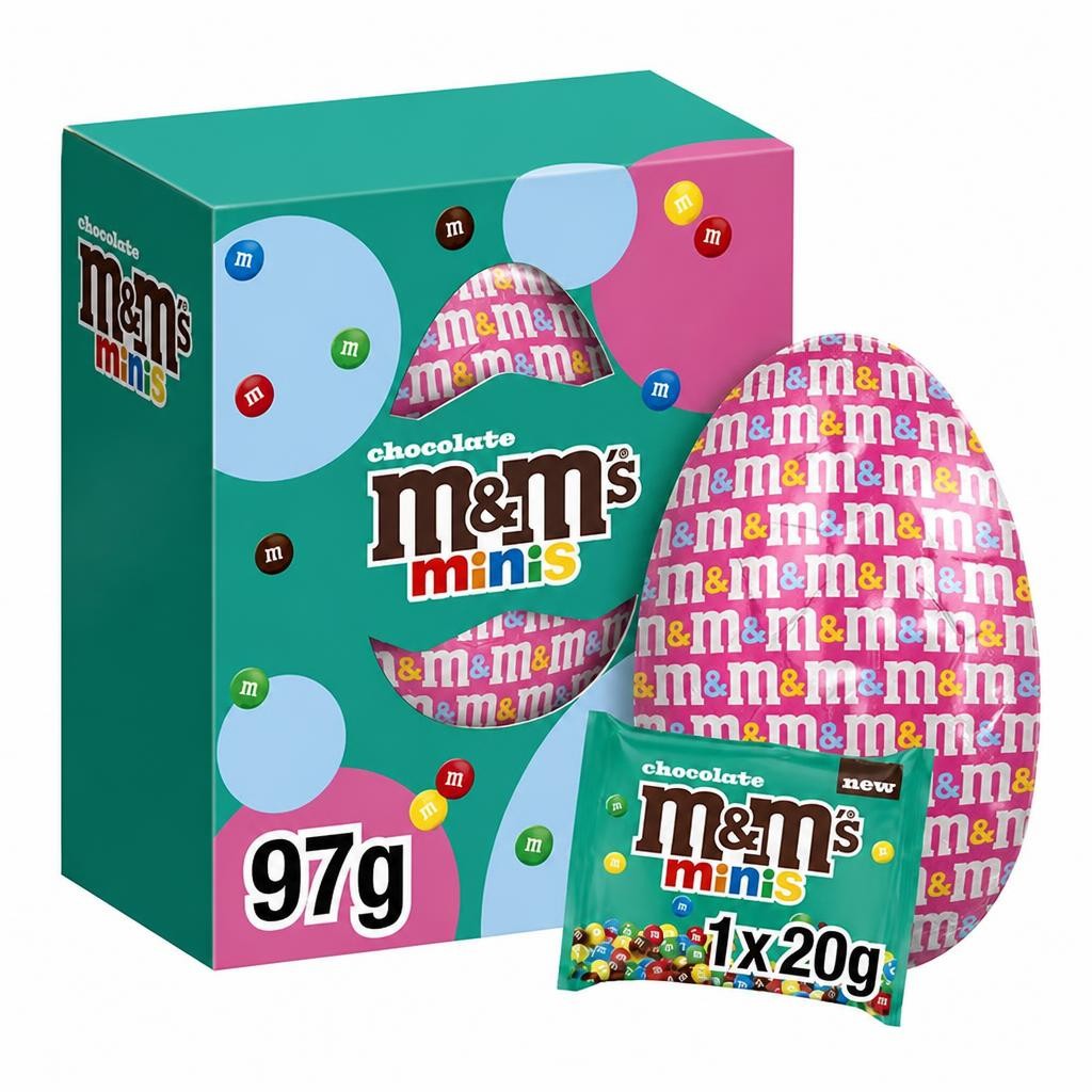 M&M's Minis Medium Milk Chocolate Easter Egg 97g