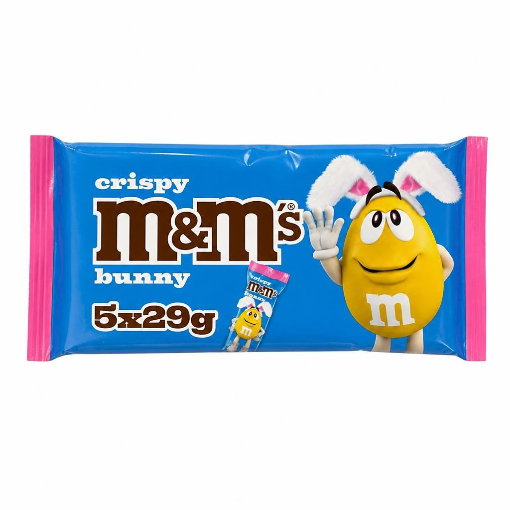 M&M's 5 x 29g Chocolate Crispy Easter Bunny Multipack 145g
