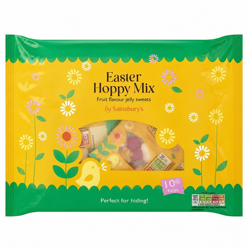 Sainsbury's 10 x 30g Easter Sweets Egg Hunt Multipack 300g