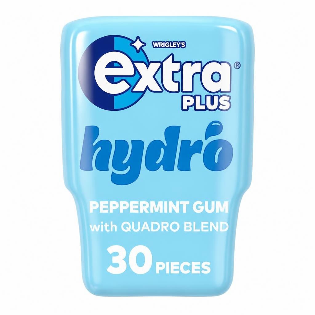 Extra Plus Hydro Sugarfree Chewing Gum Bottle 30 Pieces