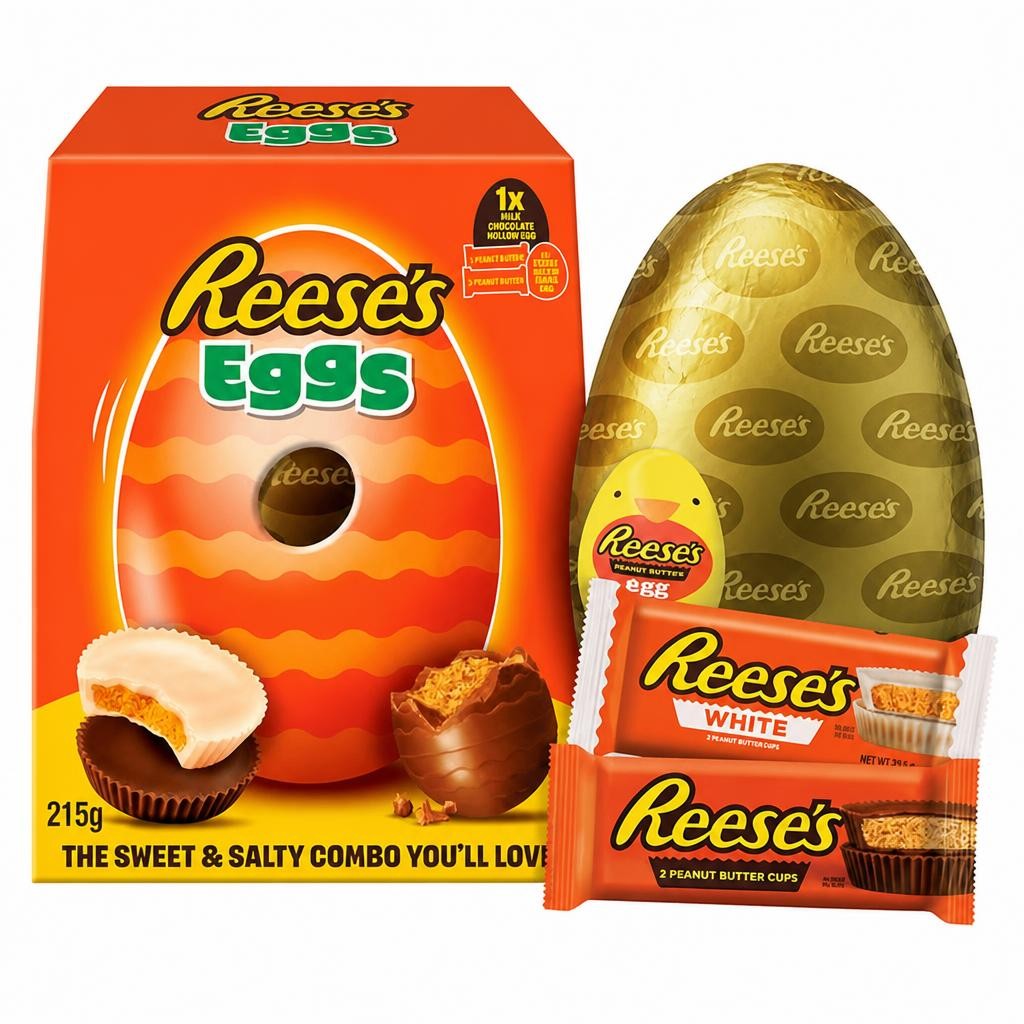 Reese's Extra Large Peanut Butter Cup Milk Chocolate Easter Egg 215g