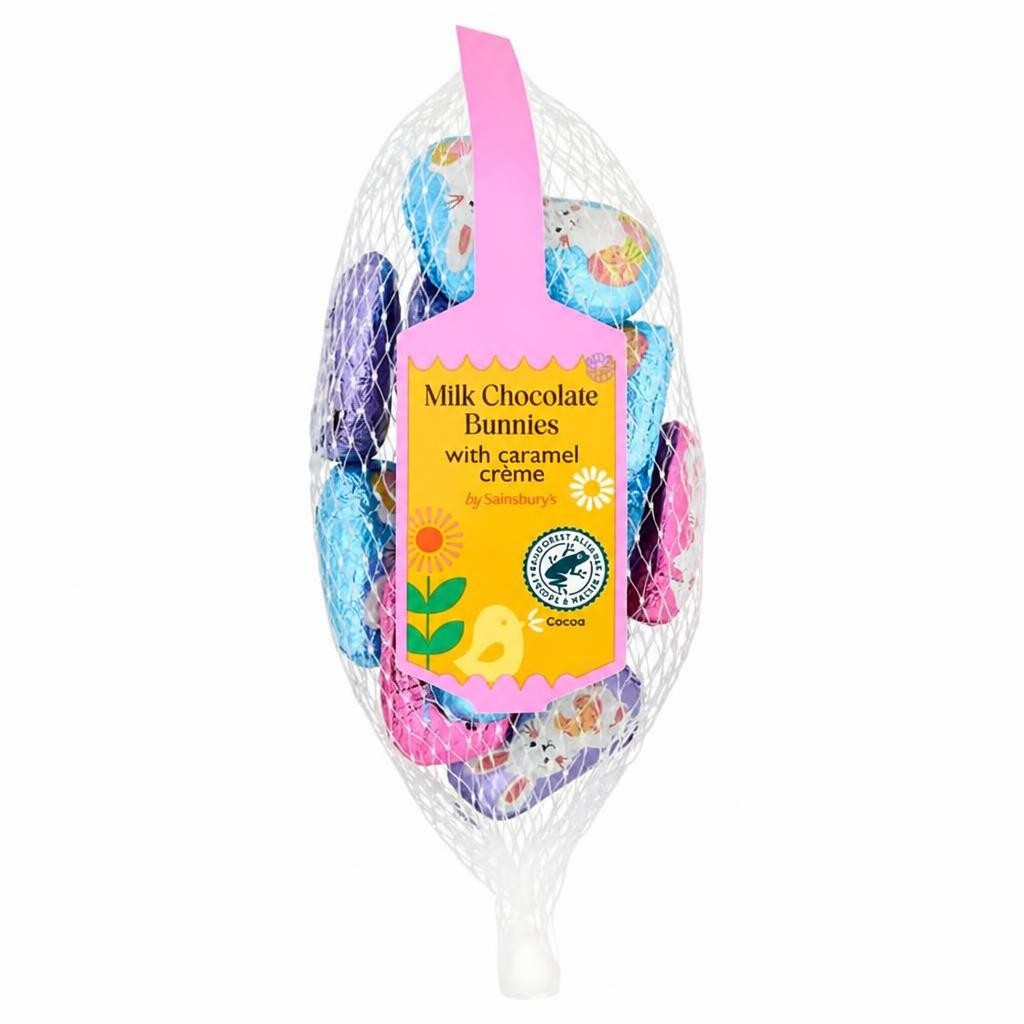 Sainsbury's Milk Chocolate Caramel Bunnies 75g